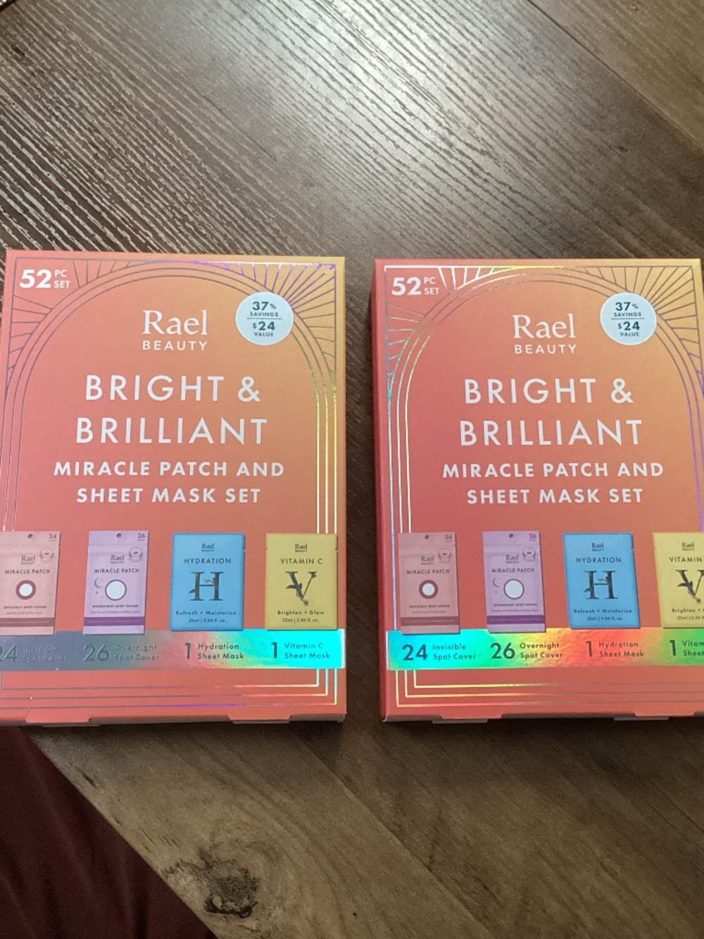 Rael Beauty skincare bundle New includes two 52-piece boxes